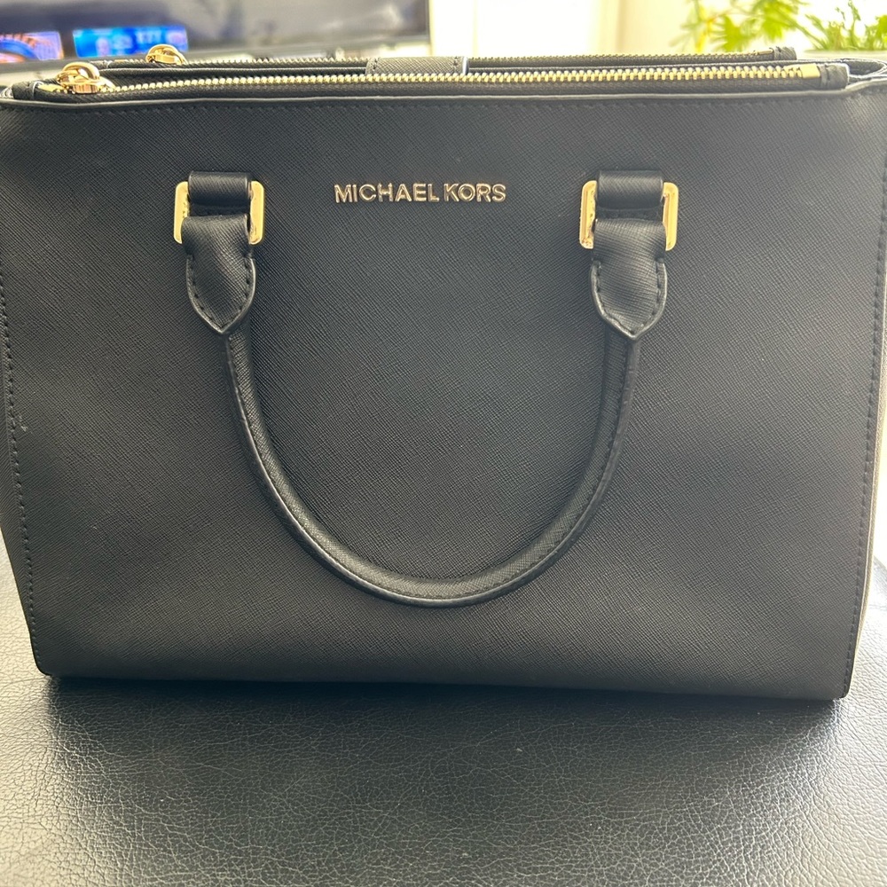 Michael Kors black handbag. Classic style.